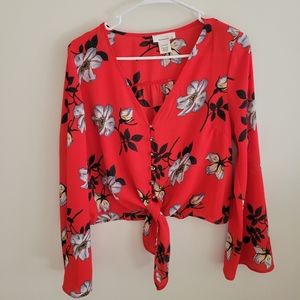Crop Top with long sleeves